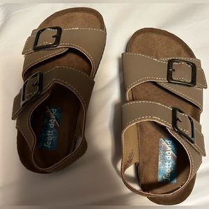 Scott David sandles size 10 toddler leather